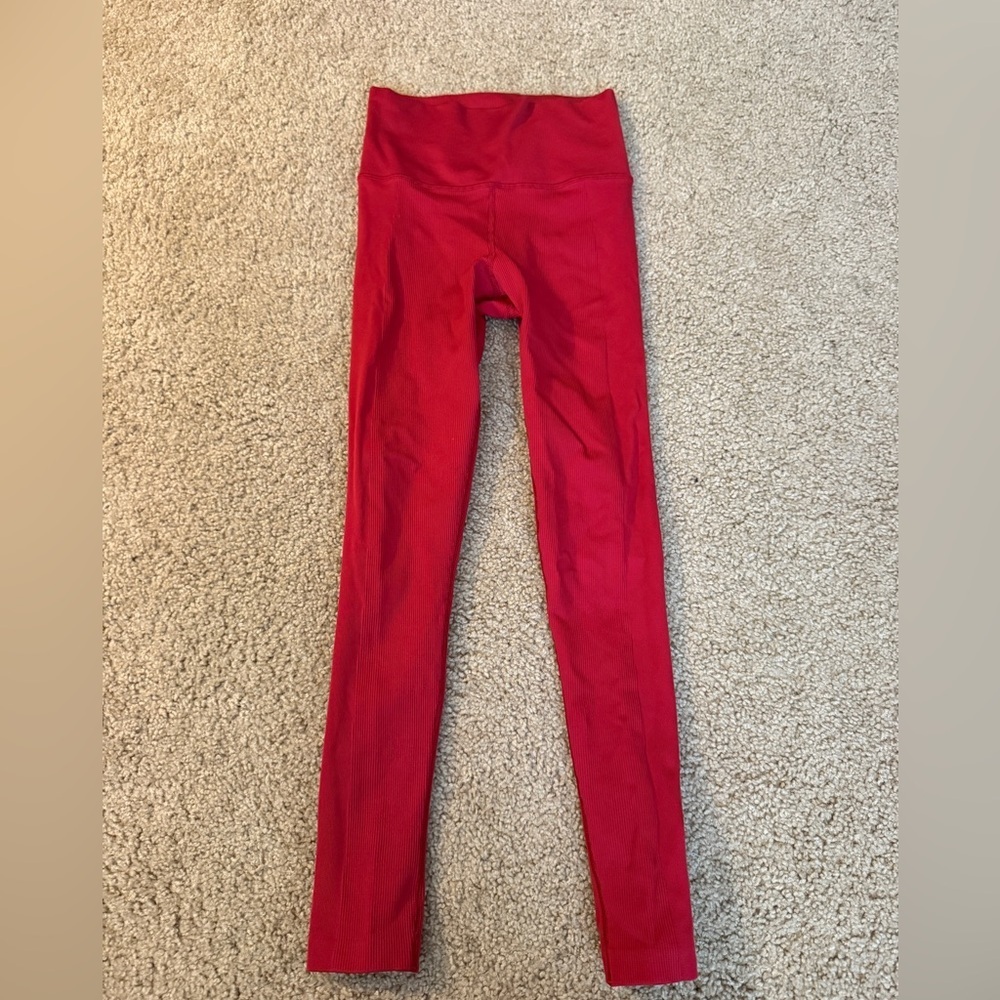 Athleta Bright Red High-Rise Active Leggings😎 - Picture 2 of 7